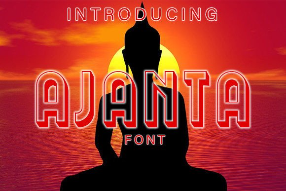 Ajanta: A Display Font That Elevates Handmade Creations