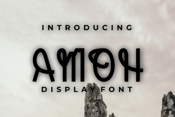 Amoh: A Playful Display Font for Bold Branding