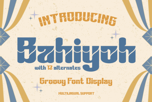 Bahiyoh: A Display Font for Bold Branding