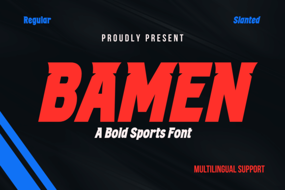 Bamen: A Modern Athletic Font for Bold Branding