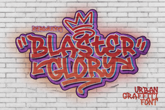 Blaster Glory Font for Modern Branding