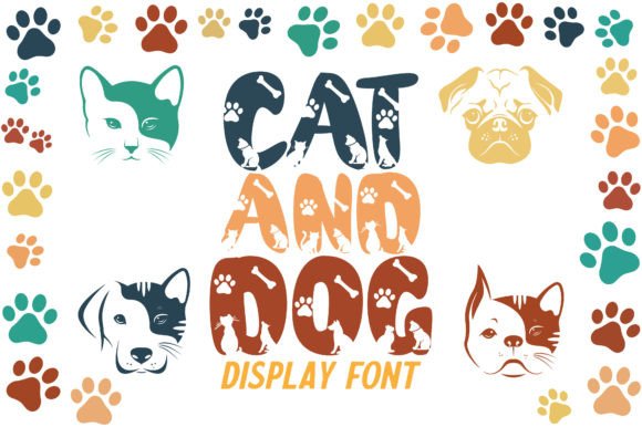 Cat and Dog Font for Eye-Catching Designs