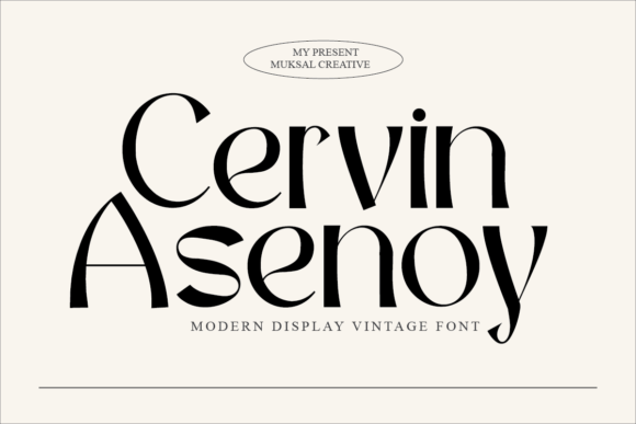 Cervin Asenoy Font Review for Editorial Design