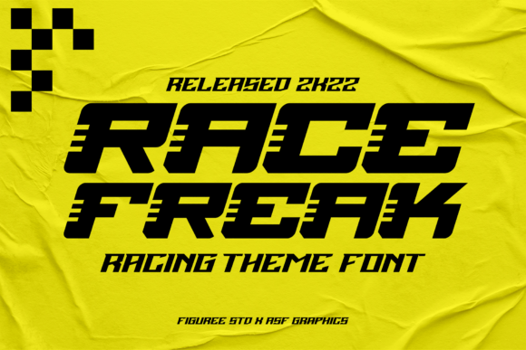 Designing with Race Freak: A Racing-Themed Font for Bold Branding