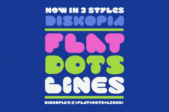 Discover Diskopia: A Stylish Display Font for Craft Creations