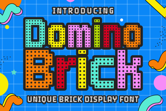 Domino Brick Font for Web Design and Branding