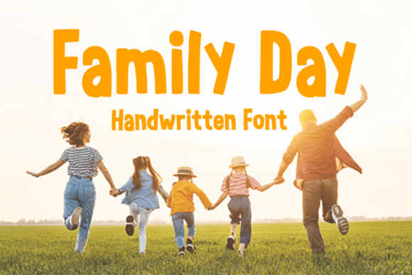 Family Day Font for Business Branding