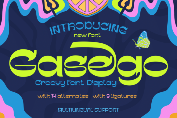 Gasego: A Playful Display Font for Creative Branding