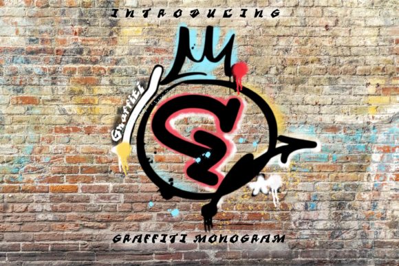 Graffiti Monogram: A Bold Display Font for Creative Branding