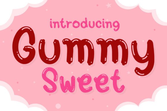 Gummy Sweet: A Playful Display Font for Digital Creativity