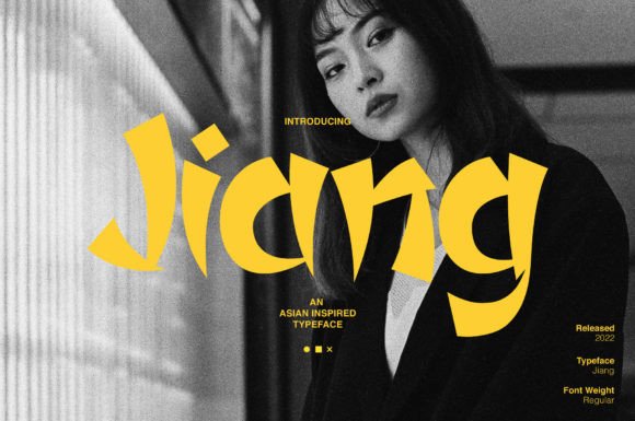 Jiang: A Bold Asian-Inspired Typeface for Editorial Design