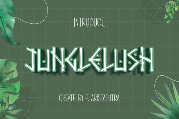 Junglelush Font for Bold Digital Branding