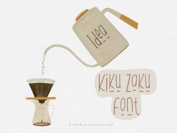 Kiku Zaku Font for Digital Creativity