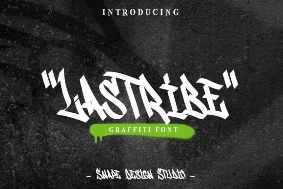 Lastribe: A Street-Inspired Display Font for Bold Branding