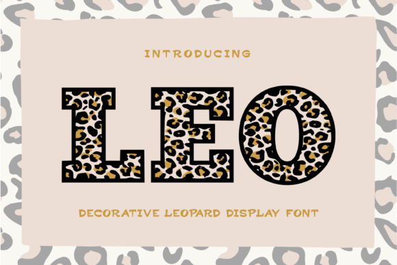 Leo Font for Handmade and Commercial Designs