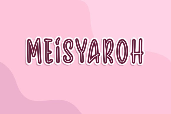 Meisyaroh: A Modern Display Font for Clean Web Design