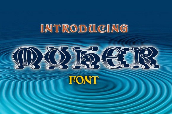Moher: A Stylish Celtic Font for Handmade Creations