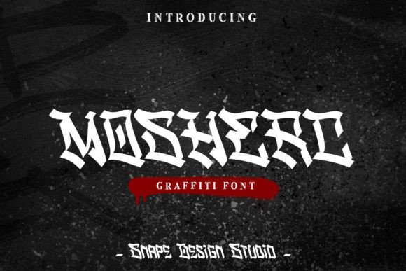 Mosherc: A Street-Art-Inspired Display Font for Bold Branding