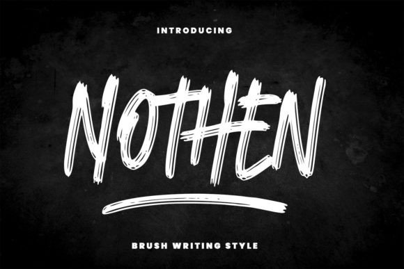 Nothen: A Modern Handwritten Font for Polished Branding
