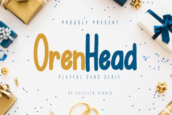Orenhead Font for a Playful and Polished Brand Look
