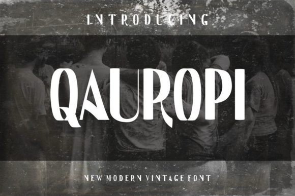 Qauropi: A Unique Display Font for Web Design