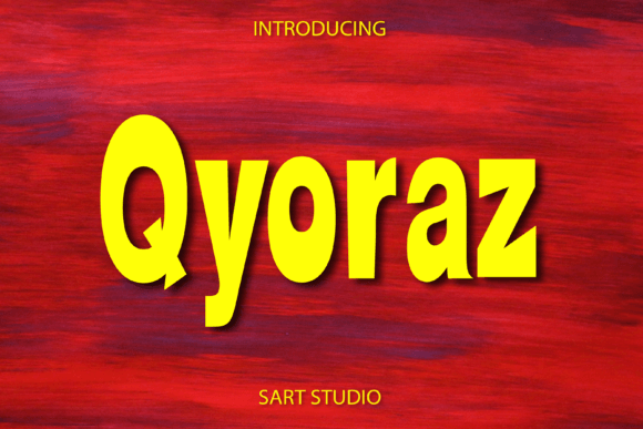Qyoraz: A Display Font for Bold Branding