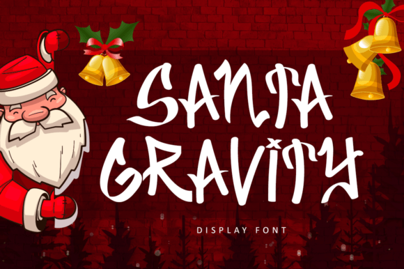 Santa Gravity Font for a Festive Brand Touch