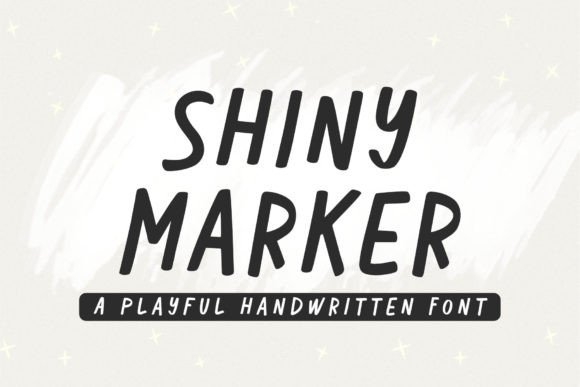 Shiny Marker: A Playful Font for Stand-Out Branding