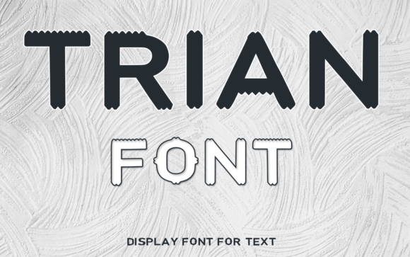 Trian Font for Branding That Stands Out