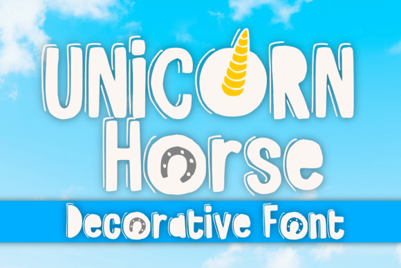 Unicorn Horse: A Playful Display Font for Creative Projects