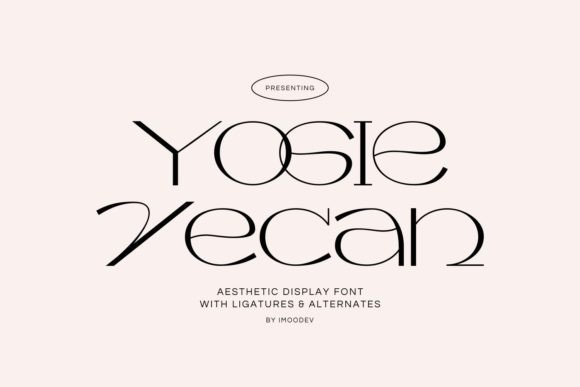 Yogie Vecan: A Display Font That Elevates Digital Design