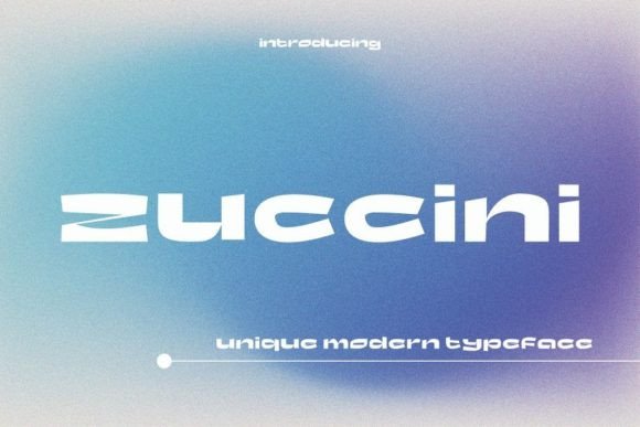 Zuccini: A Modern Typeface for Sleek Web Designs